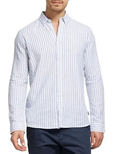 Indicode Langarmhemd Herren Brayden – Elegantes Hemd mit Button-Down-Kragen - Klassisches Langarmhemd für Herren, ideal für jeden Anlass. Es bietet zeitlose Eleganz und höchsten Tragekomfort – ein Must-Have für stilbewusste Männer.