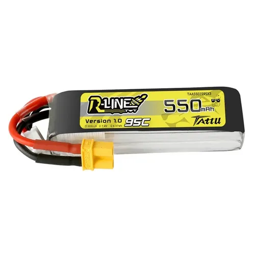 Tattu R-Line LiPo 2S 7,4V 550mAh 95C für FPV