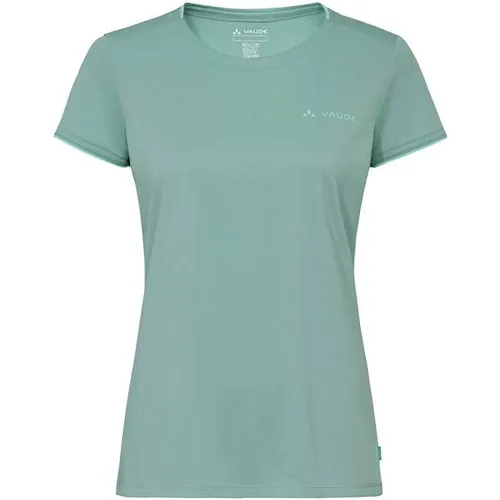 Vaude Damen Essential T-Shirt Größe XL – Grün - Schnell trocknendes Damen-T-Shirt im Regular-Fit, ideal für Bergwanderungen. Bietet hohen Tragekomfort und optimalen Feuchtigkeitstransport.