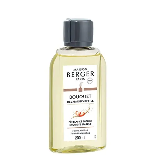 MAISON BERGER PARIS Duftlampe Refill für Raumduft Diffuser - Sprudelnde Lebensfreude - 200ml - (65€/1L) weiß