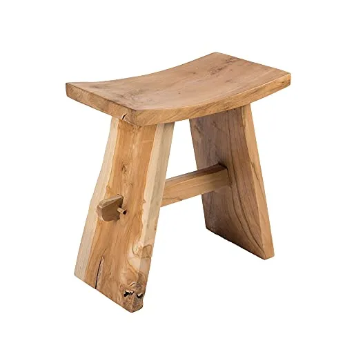 wohnfreuden Hocker ZEN aus Teakholz von Wohnfreuden