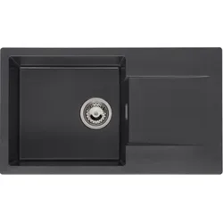 Reginox Amsterdam 43 Granitspüle, black silvery von Reginox