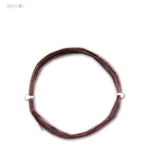 10m Litze Braun 0,5mm / 0,04mm² Dekoderlitze CU Lütze Kabel flexibel 0,30€/m