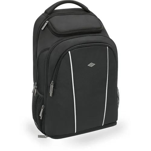 Wedo 597601 Business Rucksack - Ranzen, Taschen & Rucksäcke mit 2 Schutzfächern für Notebooks bis 15,6 Zoll und Tablets bis 10,5 Zoll, bietet hohen Tragekomfort durch gepolsterte Schultergurte und atmungsaktives Rückenpolster.