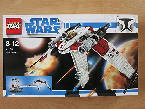 LEGO Star Wars 7674 - V-19 Torrent - Bauspielzeugset mit 101 Teilen, ideal für kreative Star Wars-Fans, fördert die Fantasie und das Geschicklichkeitsspiel.