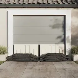 vidaXL Klappbox Sandsäcke 100 Stk. Dunkelgrün 103x25 cm HDPE - Faltboxen für Hochwasserschutz: 100 langlebige Sandsäcke, ideal gegen Überschwemmungen, leicht zu befüllen und mit Tragegriffen für einfache Handhabung.
