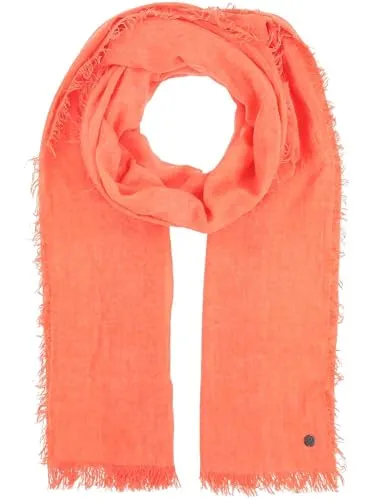 Fraas XXL-Schal Polyesterstola mit Schnittfransen in pink von FRAAS