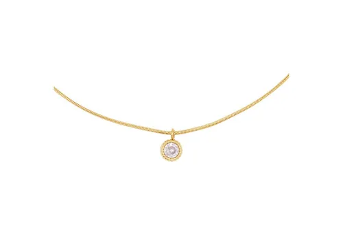 Heideman Collier Egbut goldfarben (keine Angabe, inkl. Geschenkverpackung), mit Anhänger und Stein