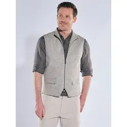 engbers Herren Weste Beige slim fit gemustert - 62