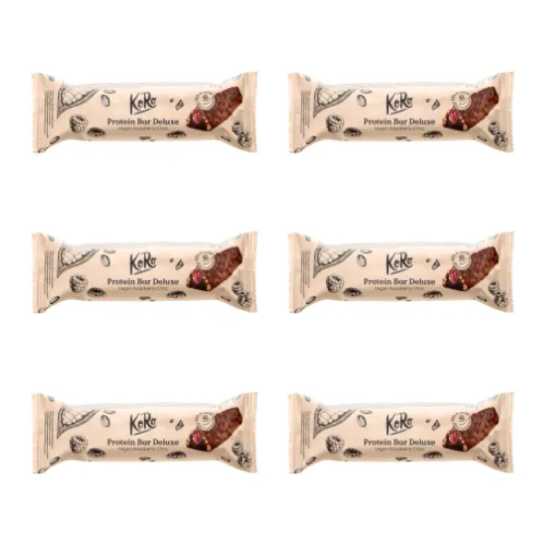 KoRo Protein Bar Deluxe Vegan Himbeere Schokolade