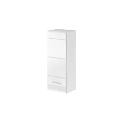 Hängeschrank Lütauer See, weiß - Bad-Hängeschrank in modernem Weiß, bietet praktischen Stauraum und vereint Stil mit Funktionalität. Perfekt für Ihr Badezimmer!