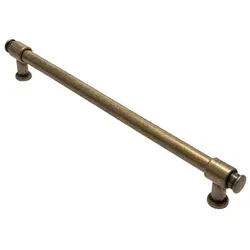 livingpoint24 Möbelgriff Möbelgriffe BA 128-192mm, Küchengriffe Altmessing, Türgriffe antik (1-St., 13) 1,2 cm x 22,2 cm x 2,9 cm