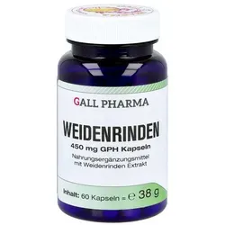 Produktbild Weidenrinden 450 mg Gph Kapseln