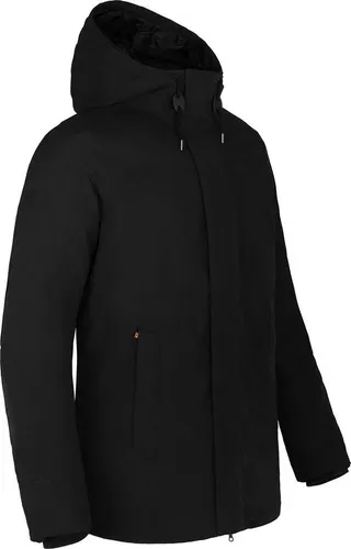 Bergson JUKKA Herren Winterjacke - Wasserdichter Parka in Schwarz - Stylischer Herren Winter-Parka, warm wattiert und atmungsaktiv. Ideal für kalte Tage – schützt vor Nässe und sorgt für hohen Tragekomfort.