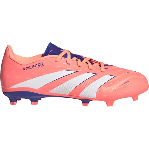 ADIDAS Kinder Fussball-Rasenschuhe Predator League FG/MG - Schuhe für Kinder und Teens mit Hybridfeel-Obermaterial und 3D-Textur, ideal für präzises Spiel auf festen Böden und Kunstrasen.