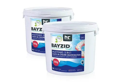 BAYZID 2x 5 kg Multitabs 5in1 für Pools von BAYZID