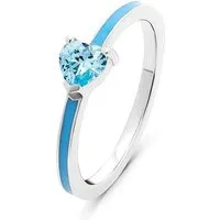 JETTE Damenring SUMMER LOVE 89137675 925er Silber, recycelt, Emaille