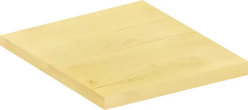 Mid.you Arbeitsplatte Holzoptik in Honigeiche, 60x3x60 cm - Stoßfeste und kratzfeste Küchenarbeitsplatte aus Holzwerkstoff, ideal für langlebige Küchenschränke und Möbel.