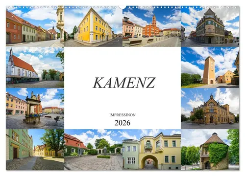 Dirk Meutzner | Kamenz Impressionen Wandkalender 2026 A2 - Entdecken Sie die Lessingstadt Kamenz mit diesem hochwertigen Wandkalender. 14 beeindruckende Motive, perfekt für Kunstliebhaber und Reisefans.