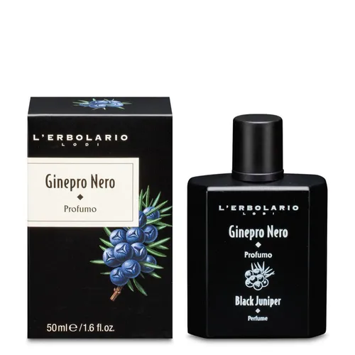 L'erbolario Parfüm Wacholder Schwarz 50ml für Herren - Herrenparfüm mit dem einzigartigen Duft von schwarzem Wacholder, perfekt für selbstbewusste Männer, die einen markanten Eindruck hinterlassen wollen.