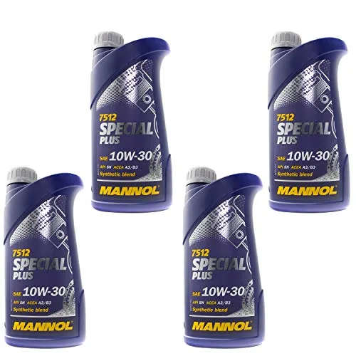 Liter Motoröl MANNOL 7512 Special Plus Motor Öl Oel Benzin Diesel 10W-30 API 4