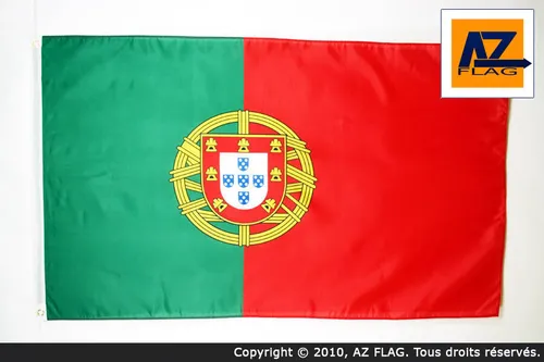 FLAGGE PORTUGAL 90x60cm - PORTUGIESISCHE FAHNE 60 x 90 cm feiner polyester - fl