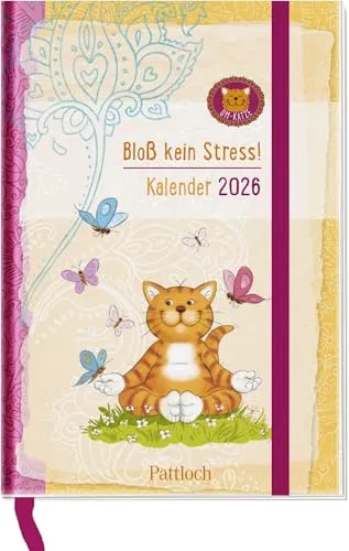 Taschenkalender 2026: Om-Katze: Bloß kein Stress! von Pattloch Geschenkbuch