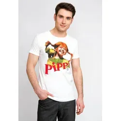 LOGOSHIRT T-Shirt Pippi Langstrumpf mit frechem Frontprint