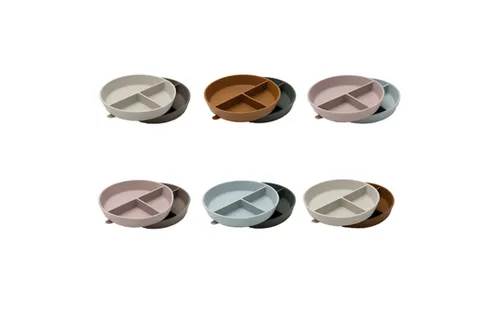 Hütte & Co. kindsgard - Silikon Teller - 2er Pack - 1 Set 1270