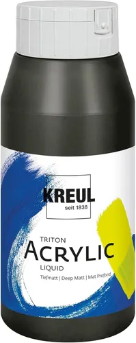 KREUL Acrylfarbe SOLO Goya TRITON schwarz 750 ml