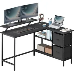 VASAGLE L-förmiger Schreibtisch 135cm von VASAGLE