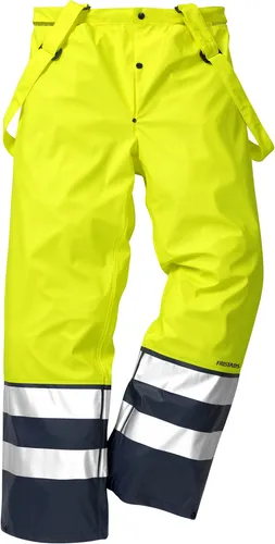 FRISTADS 111376-171 High Vis Regenhose Kl. 2 2625 RS  Gr.4XL Warnschutz-Gelb/Mar