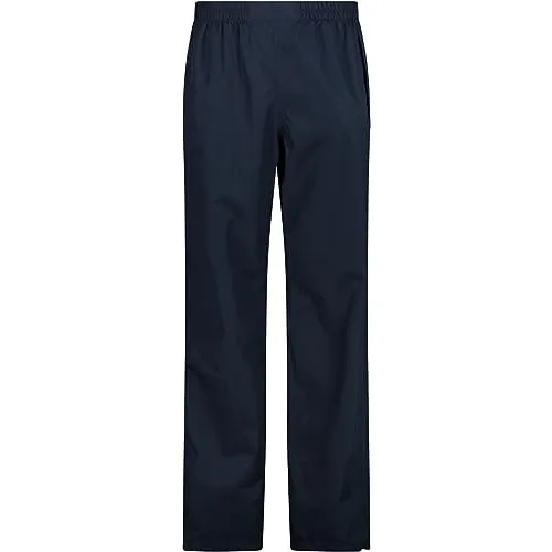 CMP Herren-Regenhose mit Reißverschlüssen, Schwarz Blau, XL - Herren Outdoor- und Wanderhose, bietet optimalen Regenschutz mit 100% Wasserdichtigkeit und Atmungsaktivität, komplett faltbar und praktisch zu verstauen.