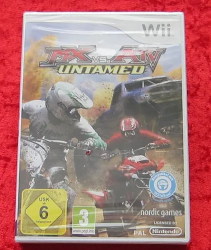 MX vs. ATV Untamed - Nintendo Wii Spiel - Rennspiele für Nintendo Wii, spannende Offroad-Rennen mit Multiplayer-Modus, USK ab 6 Jahren, ideal für die ganze Familie.