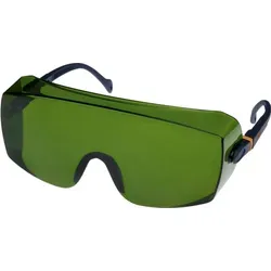 3M 2805 Schutzbrille AS/UV, PC, grün getönt, einstellbar, ideal als Überbrille für Brillenträger, IR 5.0 - geeignet für autogenes Schweissen und Hartlöten