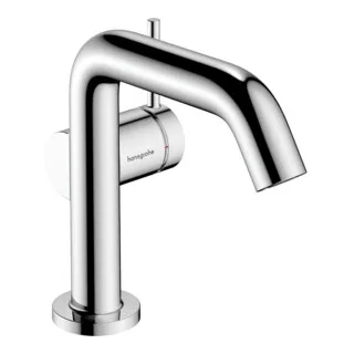 HANSGROHE 73322000 WTM 110 Tecturis S Fine CoolStart - Einhebel-Waschtischmischer mit ComfortZone 110, 130 mm Ausladung und Keramikmischsystem für effizienten Wasserfluss – ideal für modernes Badezimmerdesign.