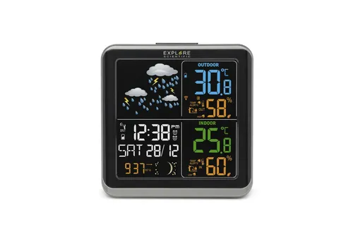 Explore Scientific WSH-4008C Digitale Wetterstation Schwarz