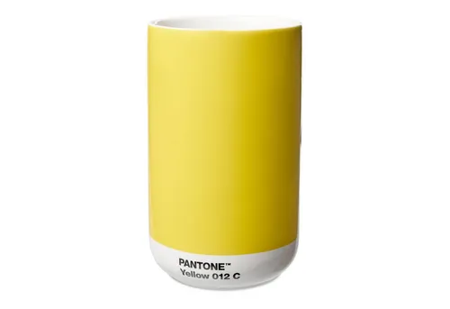 PANTONE Dekovase Mini Porzellan Vase, in Geschenkbox, 500ml in gelb von Pantone