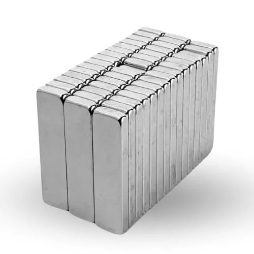 STRONG MAGNETS Neodym Würfel-Magnet - Extra stark - 5 Stück - 20mm x 5mm x 2mm - Für Magnettafel, Kühlschrank, Whiteboard, Pinnwand, Büro