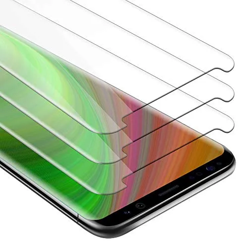Cadorabo 3x Panzer Schutz Glas für Samsung Galaxy S9 - 3 Stück Schutzfolie in Ultra-Klar Hüllen freundlich - Gehärtetes (Tempered) Glas Dipslayschutz Folie in 9H Härte Anti Kratzer