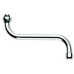 Grohe S-Auslauf chrom, Ausladung 200 mm, schwenkbar - Armaturen mit schwenkbarem Auslauf für optimale Flexibilität in der Küche, ausgestattet mit GROHE StarLight Chromoberfläche für langlebigen Glanz.