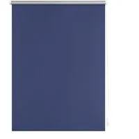 Lichtblick Rollo Klemmfix 110 x 150 cm, blau - Verdunkelndes Thermo-Rollo ohne Bohren, ideal für Fenster. Bietet starken Wärmeschutz und Blendschutz, perfekt für Büro und Wohnbereich.