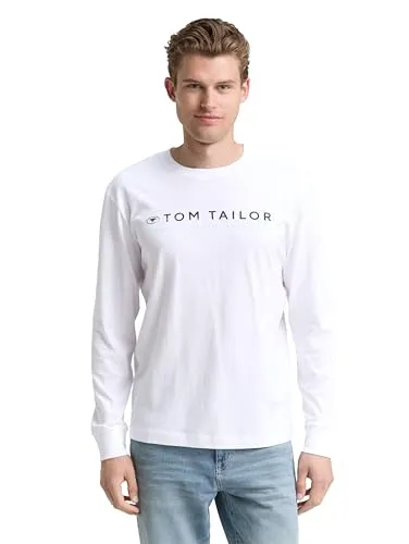 TOM TAILOR Langarmshirt mit Logo-Print