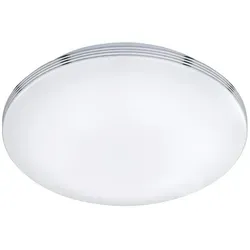 Trio LED-Deckenleuchte Apart - Chrom 100 mm x 410 mm - Moderne LED-Deckenleuchte für Badezimmer, IP44 spritzwassergeschützt und energieeffizient mit bis zu 80 % Energieersparnis, 2100 lm, warmweißes Licht.