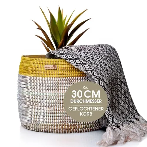 Blumentöpfe & Pflanzgefäße Gelb von YAADU