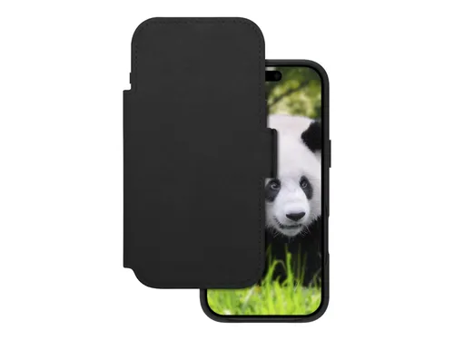 dbramante1928 Lynge Flip-Hülle für Mobiltelefon - Taschen & Cover, elegante Flip-Hülle aus genarbtem Leder, kompatibel mit MagSafe für perfekten Schutz und Stil.