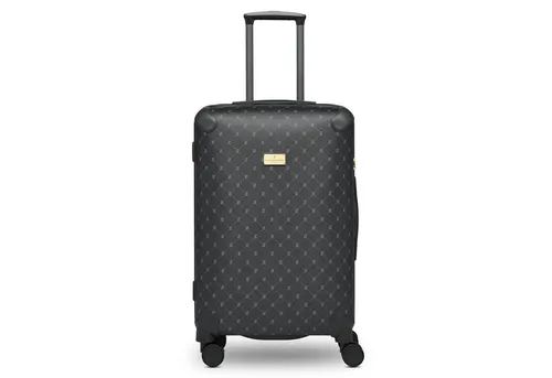 Lazarotti Hartschalen-Trolley Palermo - 4 Rollen, 90 l, schwarz - Koffer aus strapazierfähigem Polypropylen mit TSA-Schloss, ideal für sicheres Reisen. Leicht und geräumig mit 4 Rollen für müheloses Manövrieren.