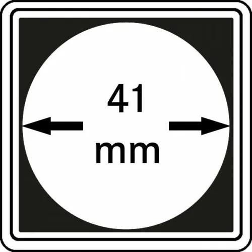 LINDNER 2240041 Münzkapseln CARREE 41 mm Für 1 Oz American Eagle 1 OZ Koala 1