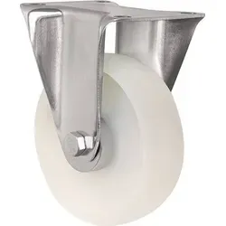 Bockrolle D.200mm Trgf.350kg PA Platte L135xB110mm TECWERK