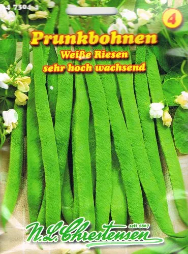 Prunkbohne Weiße Riesen (Portion)